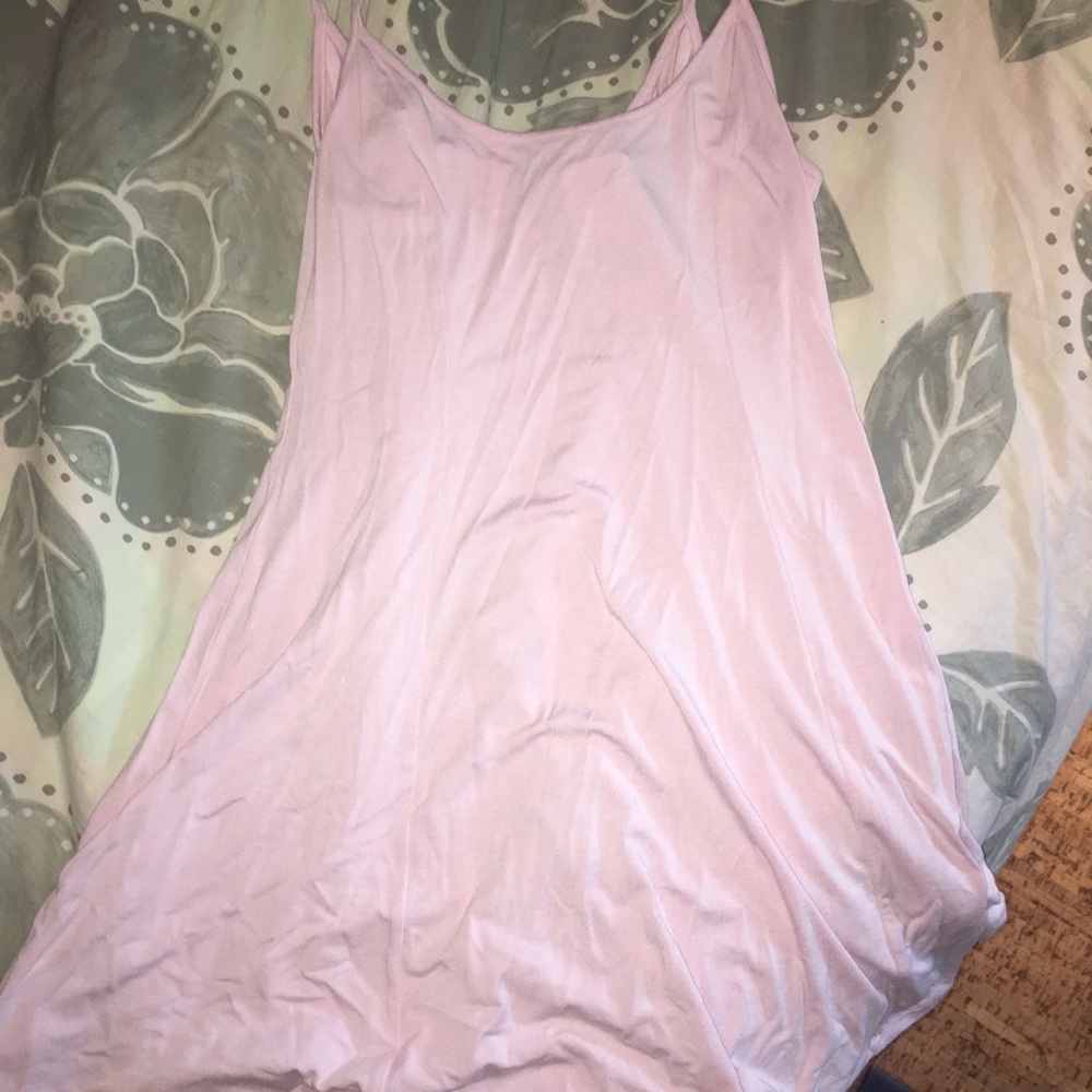Pink summer casual dress
